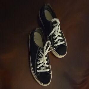 George Black and White Sneakers